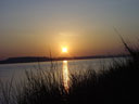 メコン川の夕日